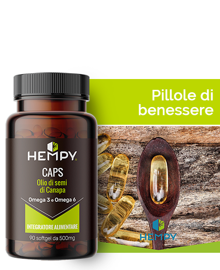hempy caps pillole di benessere omega canapa naturale thc free